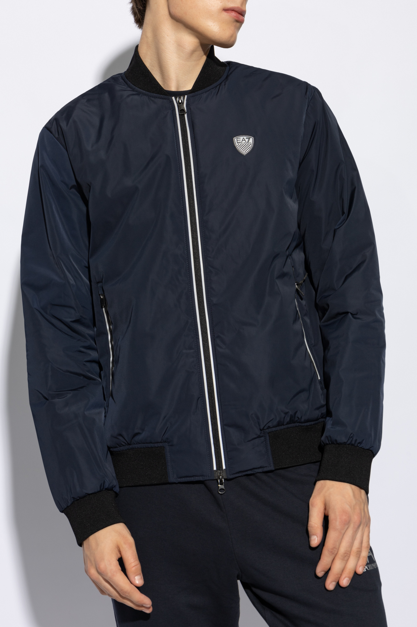 Navy blue EA7 Emporio Armani Bomber Jacket EA7 Emporio Armani Vitkac GB